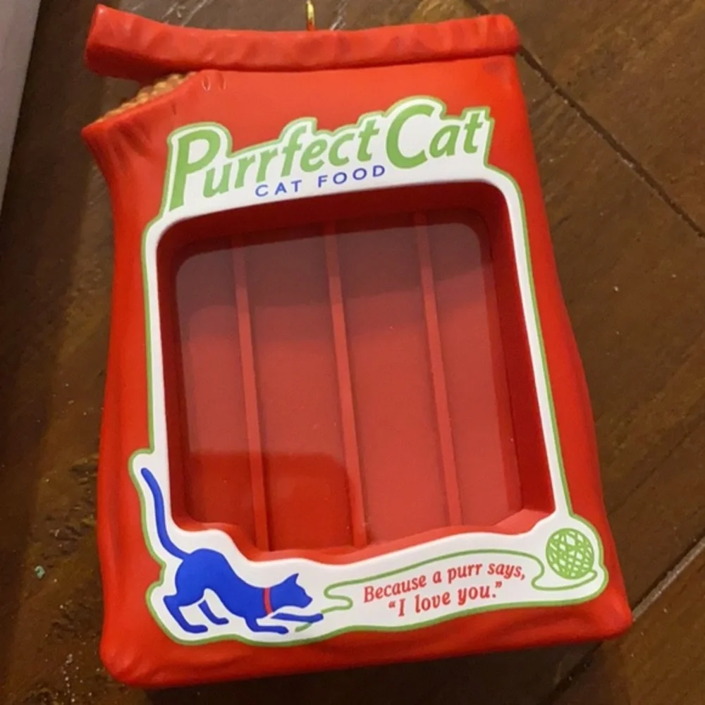 Hallmark Cat Photo Ornament Lot 1992 Favorite Feline 2012 Purrfect Cat